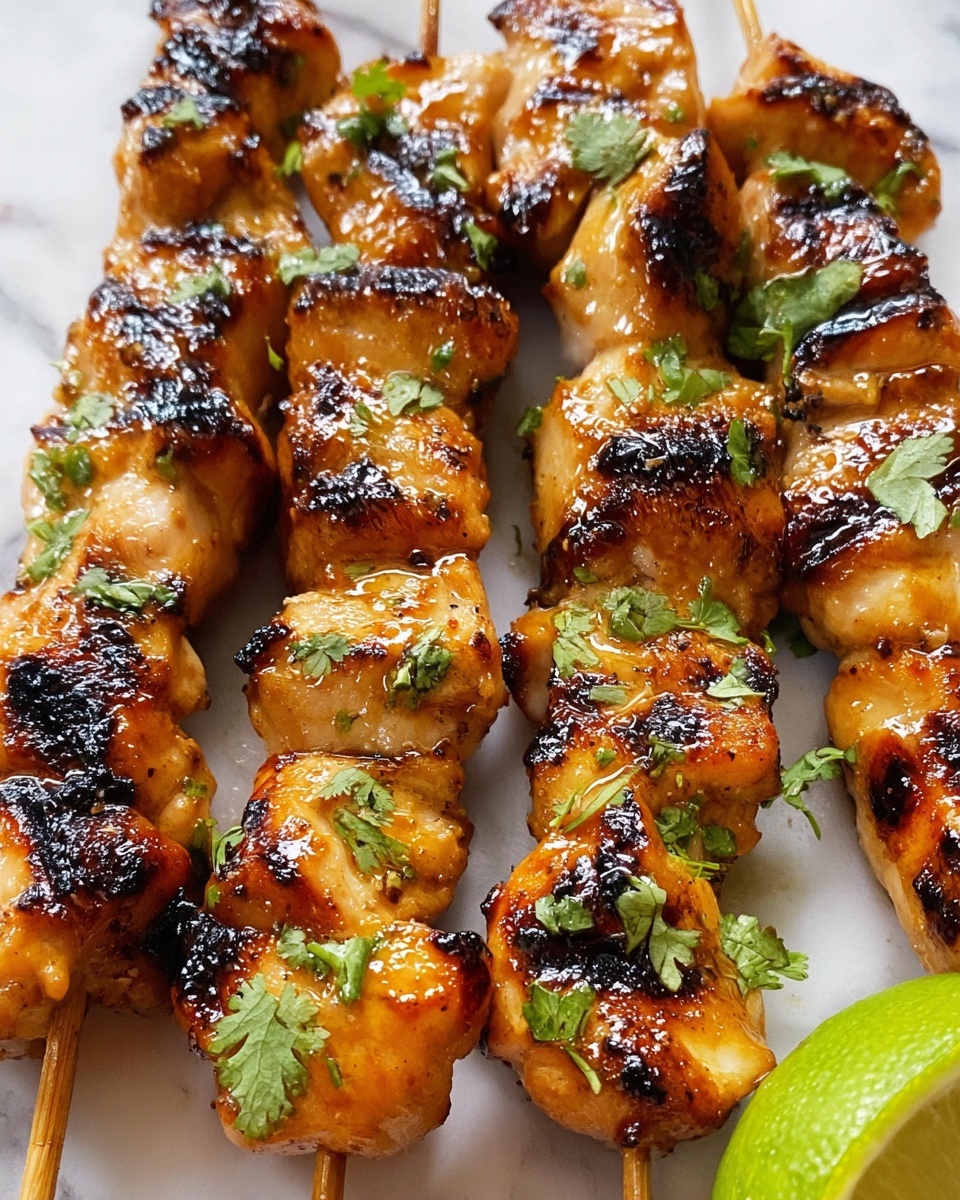 Sizzling Honey Lime Chicken Skewers Recipe - Recipe Image