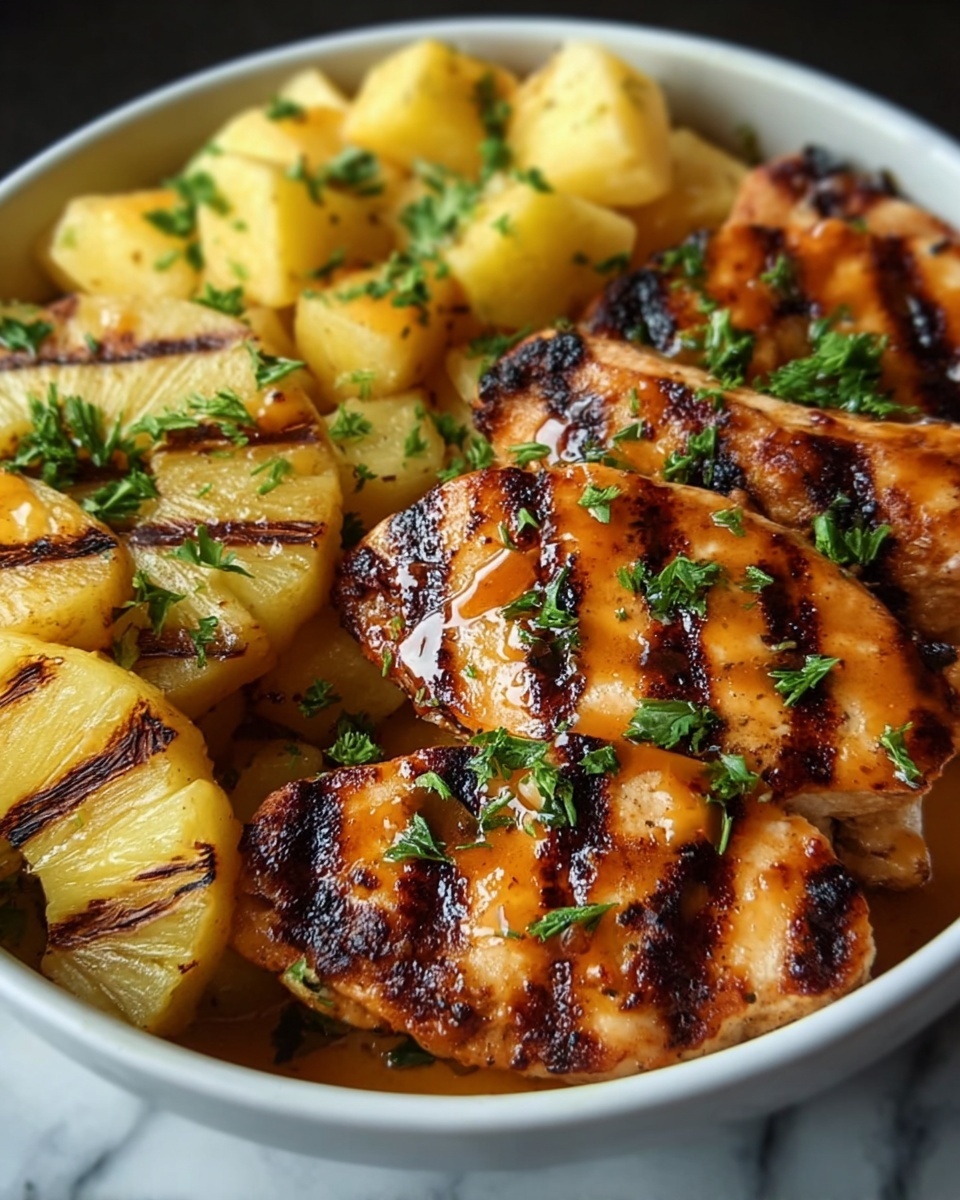 Pineapple BBQ Baked Chicken Breast Recipe - Recipe Image