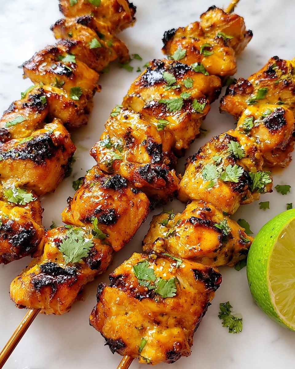 Sizzling Honey Lime Chicken Skewers Recipe - Recipe Image