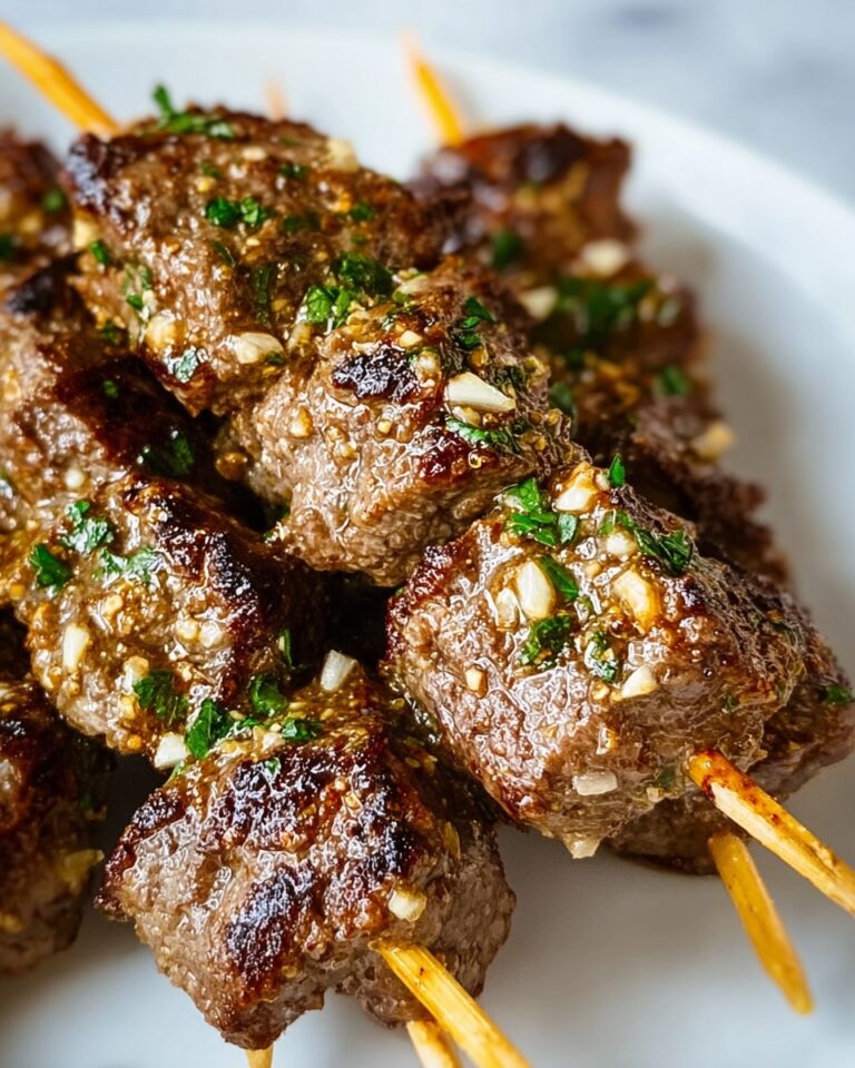 Cajun Garlic Parmesan Air Fryer Steak Skewers Recipe