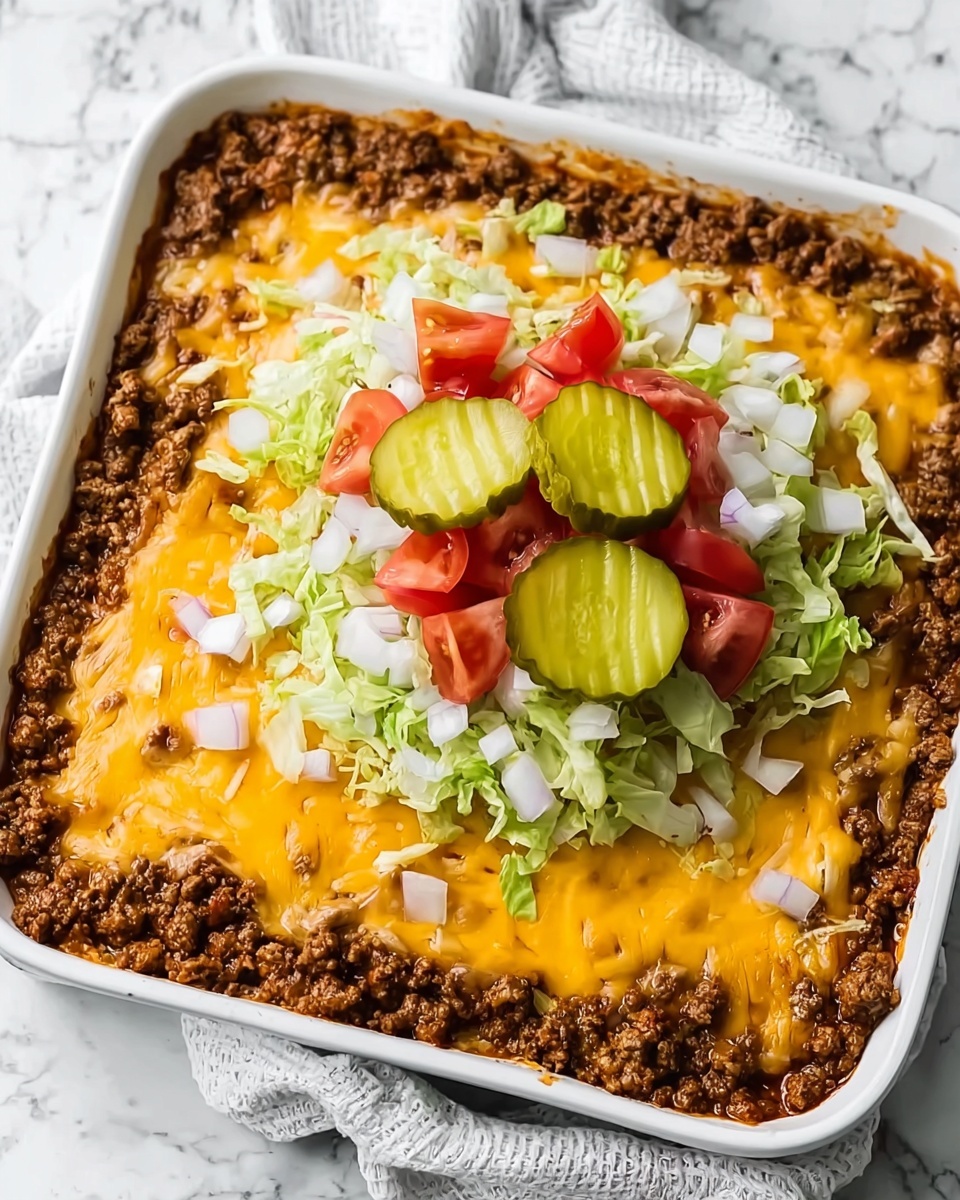 Big Mac Casserole Recipe - Recipe Image