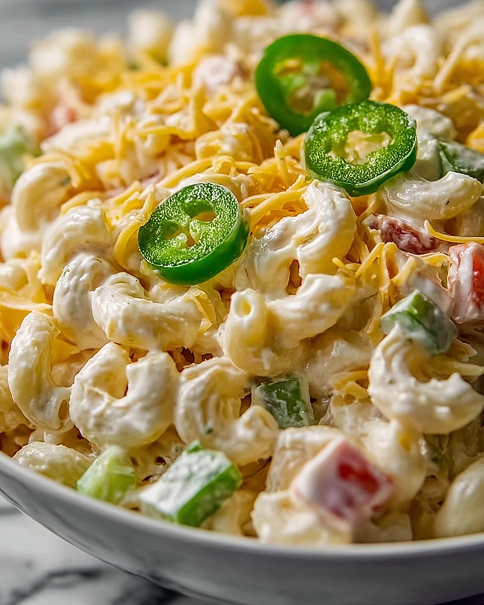 Jalapeño Popper Macaroni Salad Recipe - Recipe Image