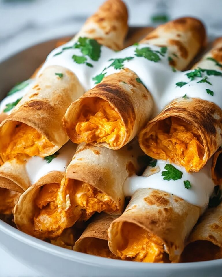 Jalapeño Cream Cheese Buffalo Chicken Taquitos Recipe