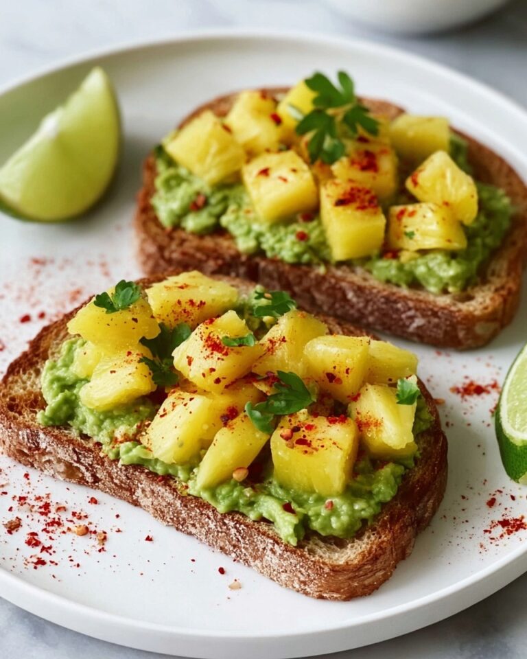 Tropical Avocado Toast Recipe