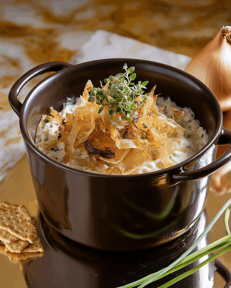 Creamy French Onion Dip Recipe